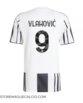 Juventus Dusan Vlahovic #9 Maglia Gara Casa Repliche 2025-26